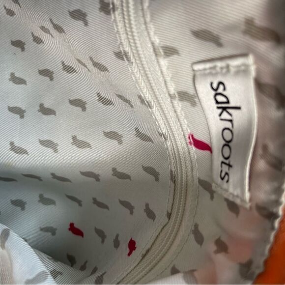 Sakroots Artist Circle Soft Bucket bag- Sunlight Lilac Flower floral print . - Picture 12 of 16